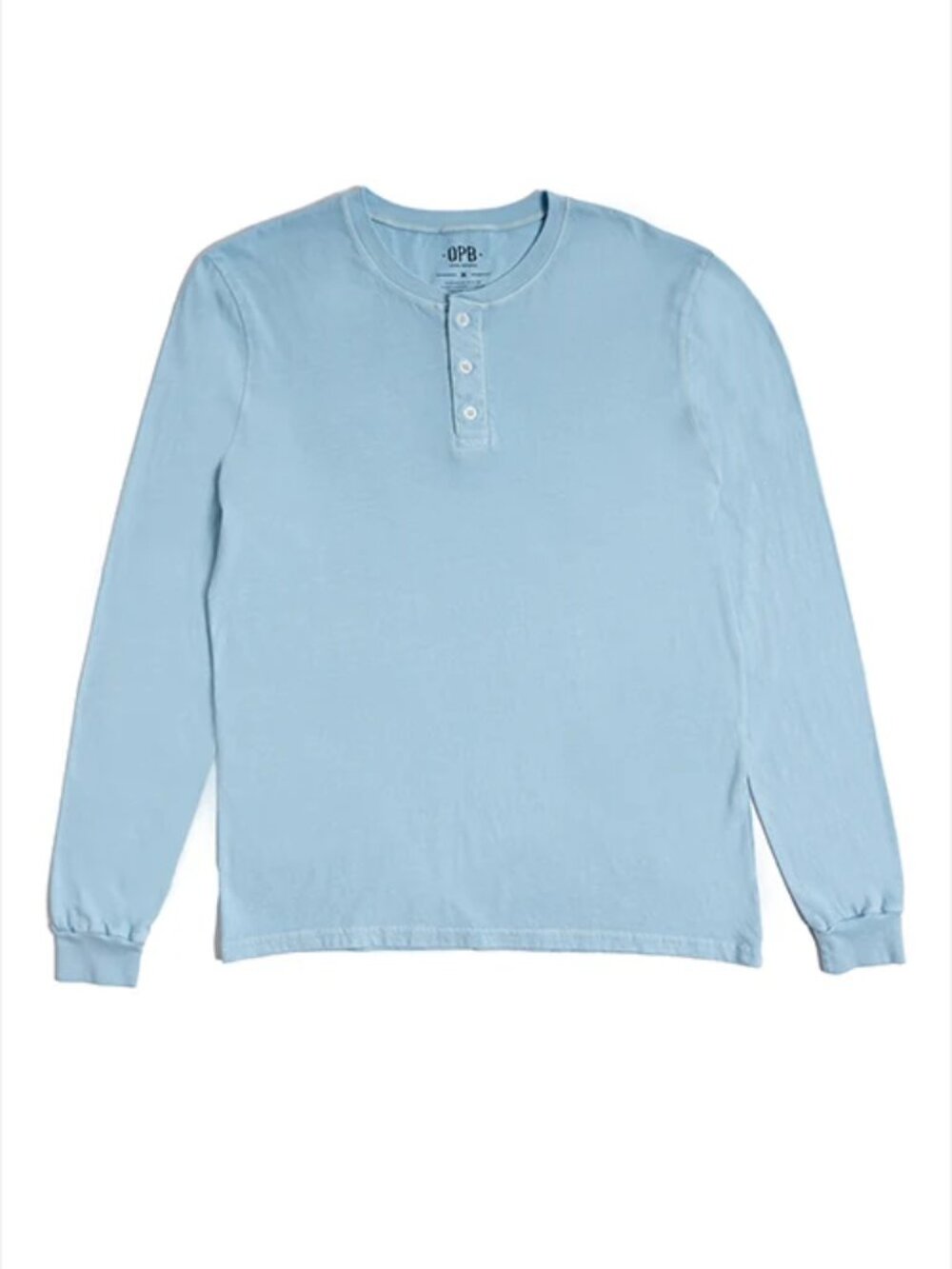 Original Paperbacks Turquoise Long Sleeve Henley/20125